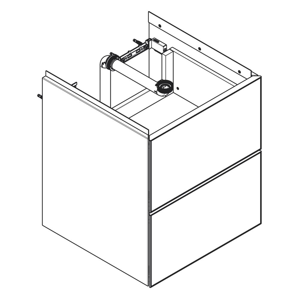 Hansgrohe Xevolos E Waschtischunterschrank Mattweiß 480x475mm, 2 SK für Handwaschbe... HANSGROHE-54172660 4059625628980 (Abb. 3)