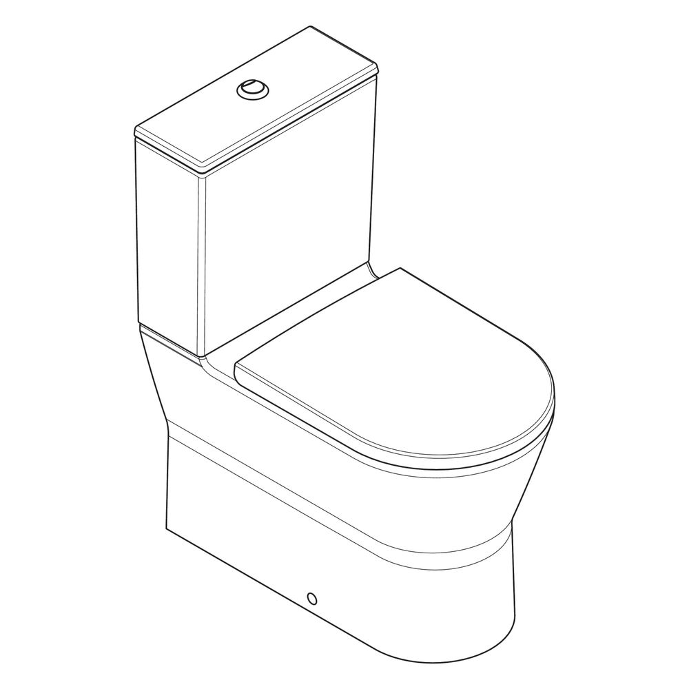 Hansgrohe EluPura Original S Stand-WC Set, h/v Ablauf AquaChannel Flush, Spülkasten... HANSGROHE-60346450 4059625786000 (Abb. 4)