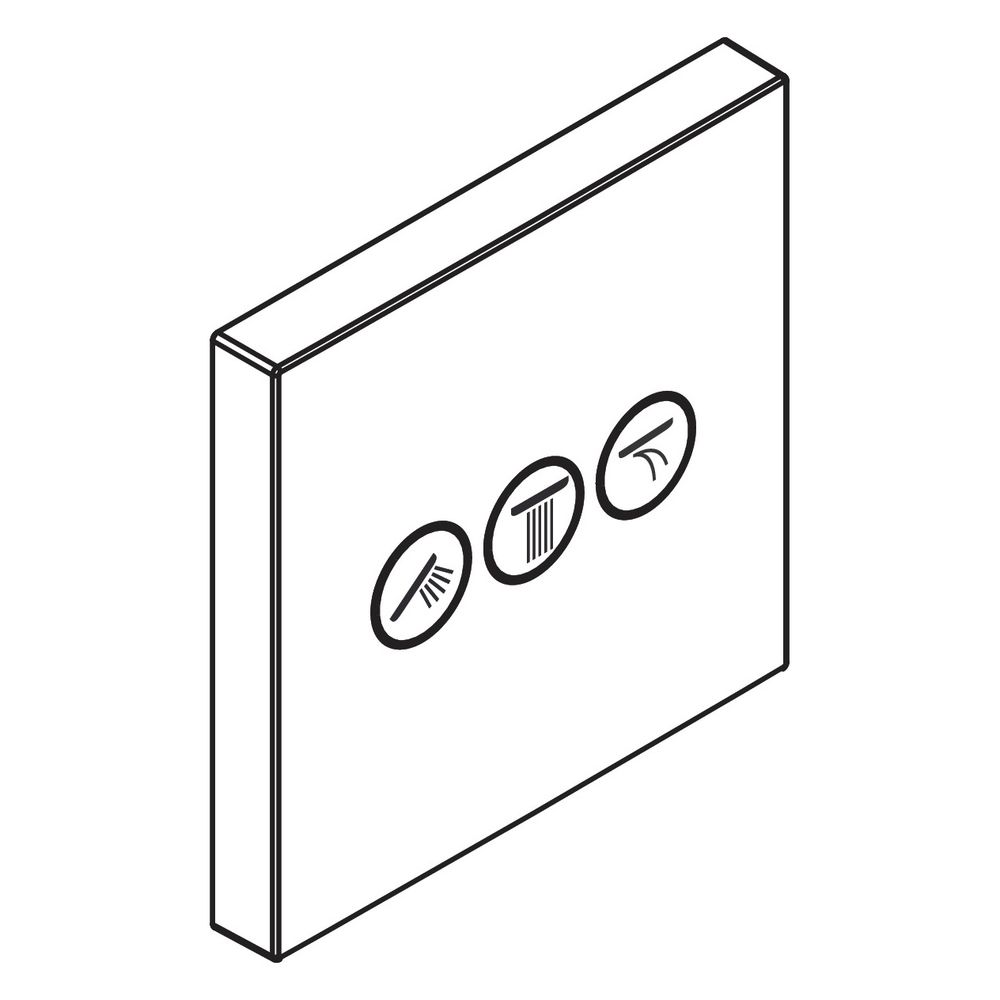 hansgrohe Shower Select Ventil Unterputz Chrom für 3 Verbraucher... HANSGROHE-15764000 4011097719832 (Abb. 4)