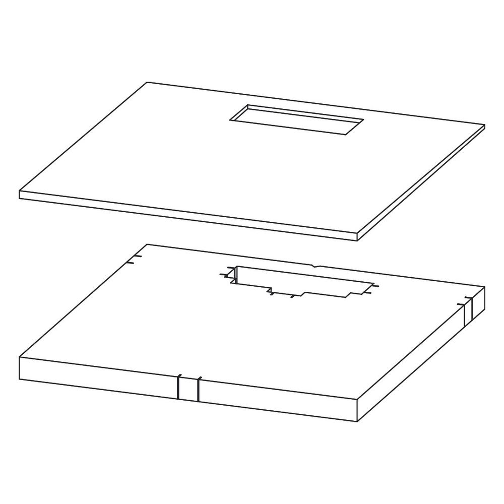 Hansgrohe RainDrain Board Befliesbares Duschelement 1000x1000mm, Installationsset... HANSGROHE-56256000 4059625512173 (Abb. 5)