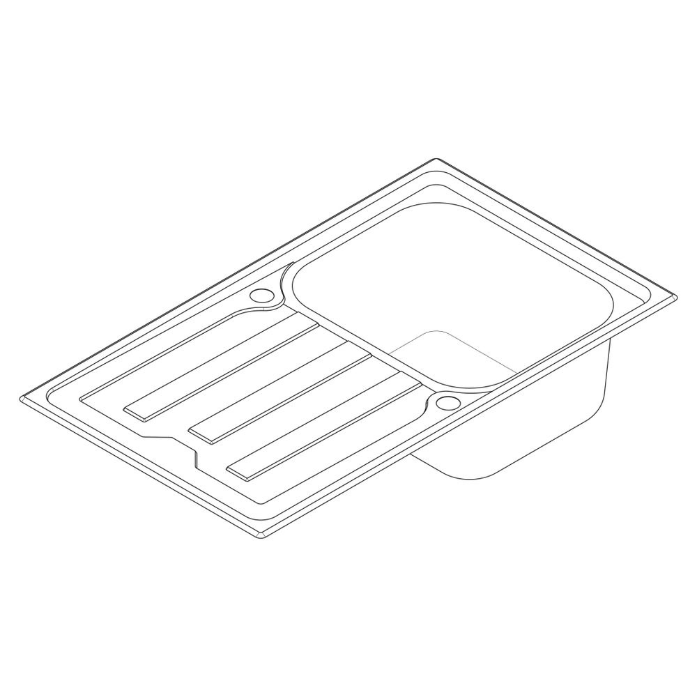 Hansgrohe Einbauspüle S44 S440-A342 86342, Abtropffläche lang, automatischer Garnit... HANSGROHE-43365800 4059625514405 (Abb. 4)