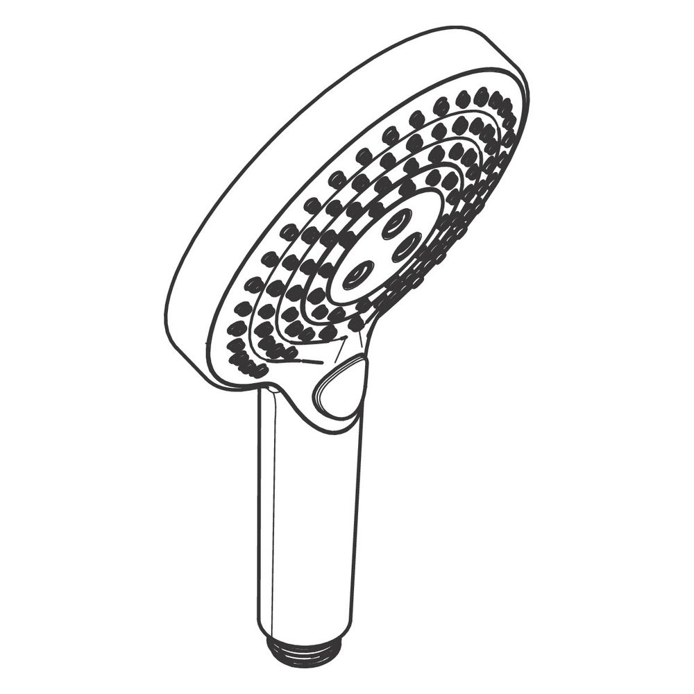 Hansgrohe Raindance Select S Handbrause 120mm, 8,5l/min, 3jet EcoSmart, Chrom... HANSGROHE-26531000 4011097719115 (Abb. 4)