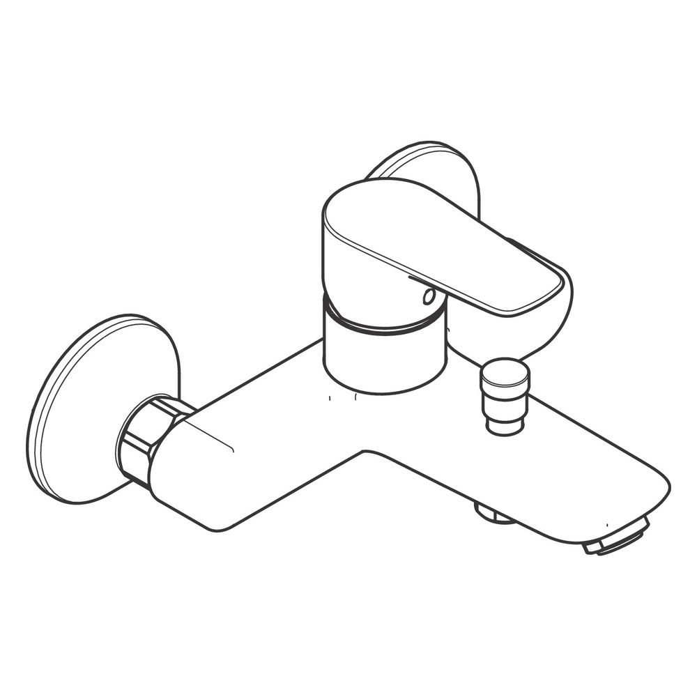 Hansgrohe Talis E Einhebel-Wannenmischer Aufputz, Brushed Bronze... HANSGROHE-71794140 4059625807934 (Abb. 3)