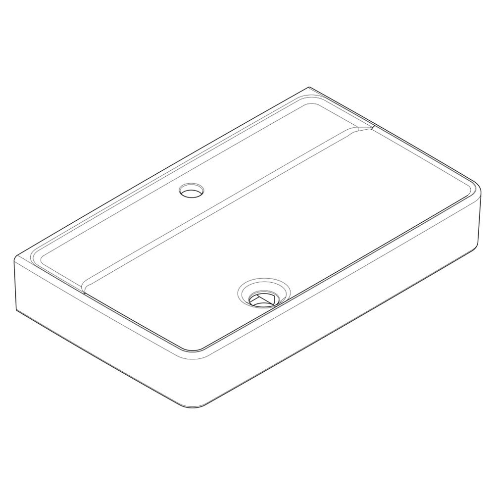 hansgrohe Xanuia Q Waschtisch Compact 650x390mm mit Hahnloch ohne Überlauf, Weiß... HANSGROHE-60219450 4059625534793 (Abb. 3)