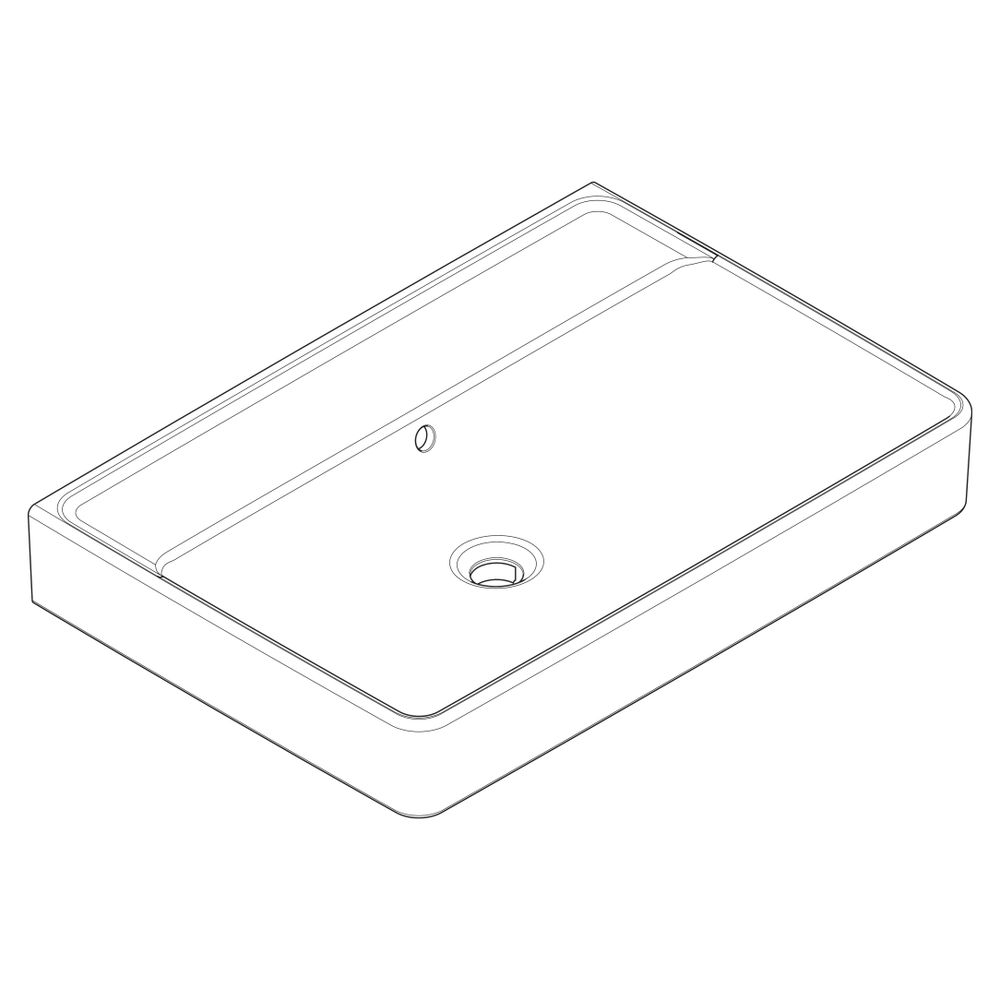 hansgrohe Xanuia Q Aufsatzwaschtisch geschliffen 700x480mm ohne Hahnloch mit Überla... HANSGROHE-60249450 4059625535080 (Abb. 3)