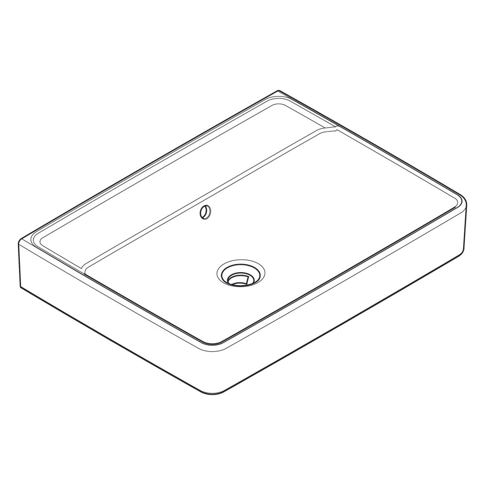 hansgrohe Xanuia Q Aufsatzwaschtisch geschliffen 650x480mm ohne Hahnloch mit Überla... HANSGROHE-60254450 4059625535196 (Abb. 3)