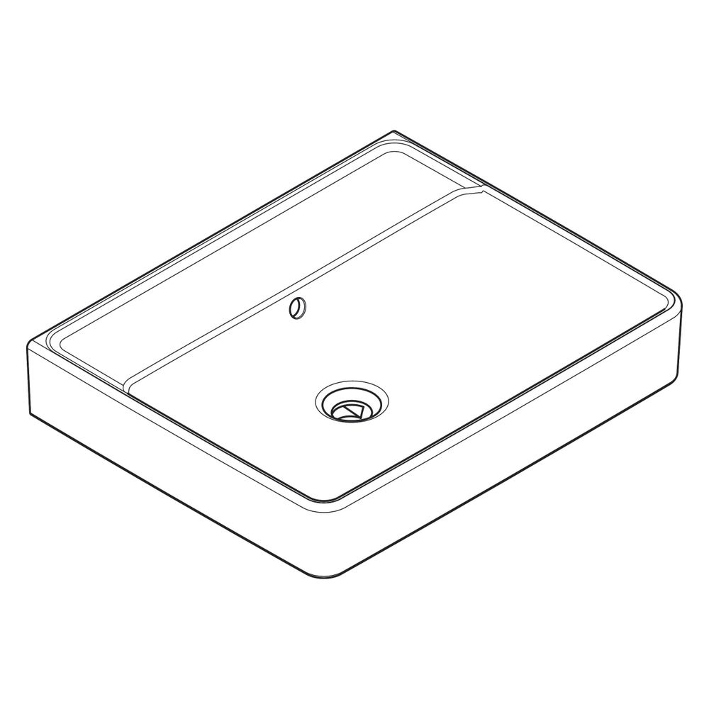 hansgrohe Xanuia Q Aufsatzwaschtisch geschliffen 600x480mm ohne Hahnloch mit Überla... HANSGROHE-60244450 4059625535264 (Abb. 4)