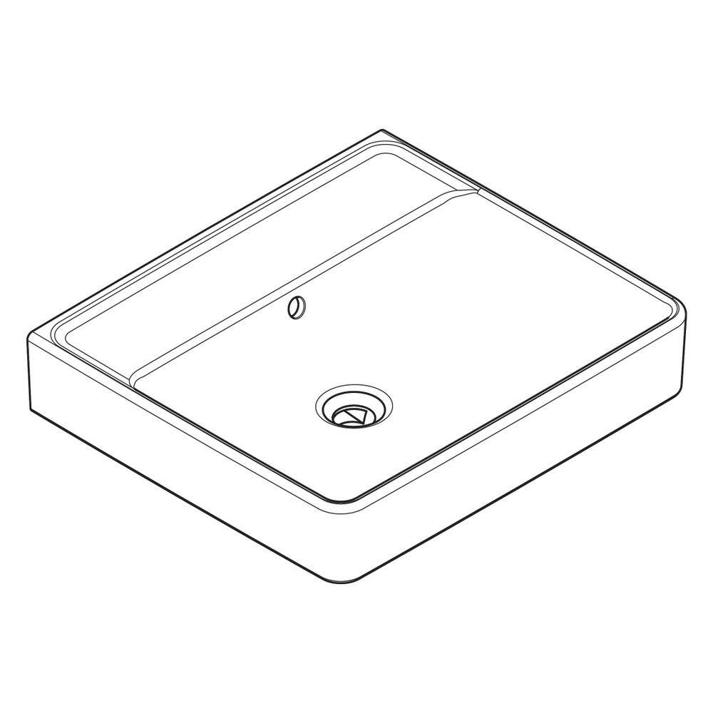hansgrohe Xanuia Q Aufsatzwaschtisch geschliffen 550x480mm ohne Hahnloch mit Überla... HANSGROHE-60239450 4059625535349 (Abb. 3)
