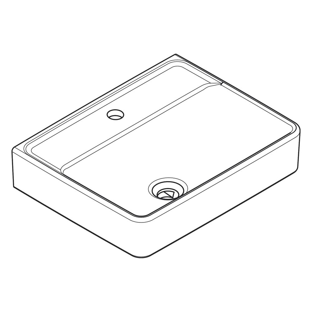 Hansgrohe Xanuia Q Handwaschbecken 500x390mm, Hahnloch ohne Überlauf, Weiß... HANSGROHE-60233450 4059625535479 (Abb. 3)