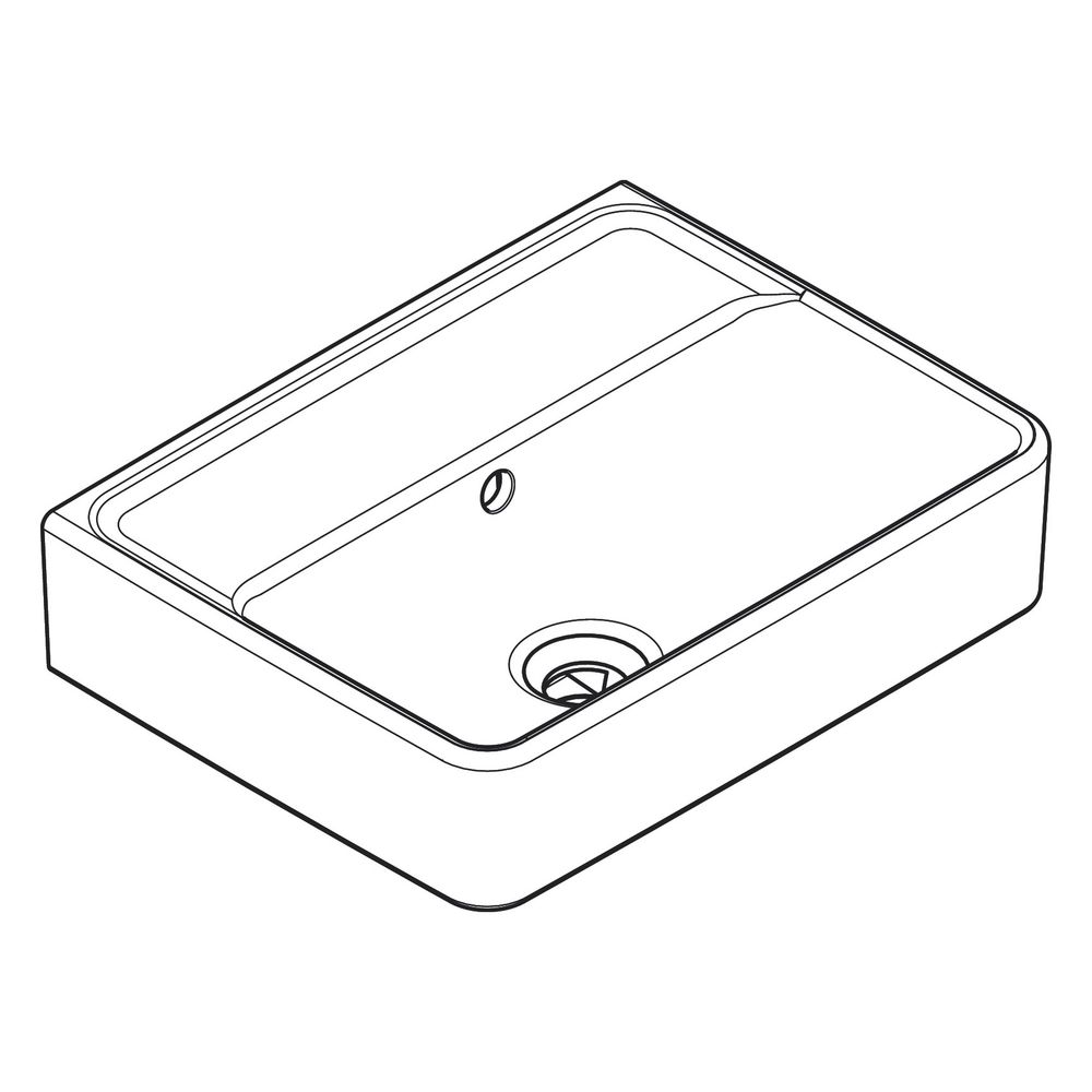 Hansgrohe Xanuia Q Handwaschbecken 450x340mm, ohne Hahnloch mit Überlauf, Weiß... HANSGROHE-60229450 4059625535516 (Abb. 3)