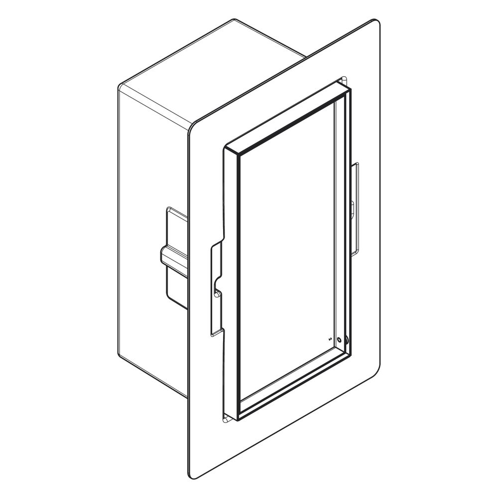 hansgrohe XtraStoris Rock Einbau Abfalleimer, Mattschwarz mit befliesbarer Tür 300x... HANSGROHE-56063670 4059625489369 (Abb. 5)