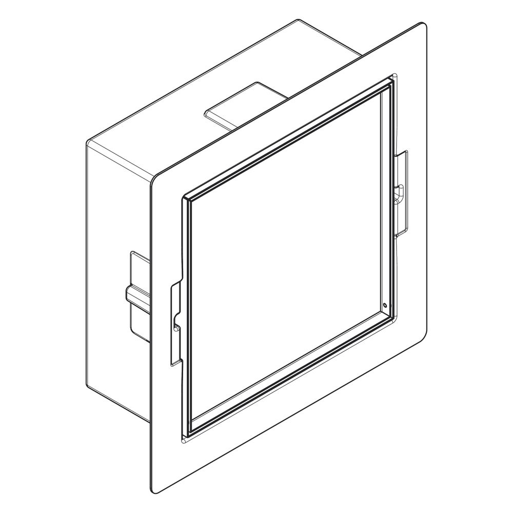 hansgrohe XtraStoris Rock Einbau Abfalleimer, Mattschwarz mit befliesbarer Tür 300x... HANSGROHE-56090670 4059625489307 (Abb. 4)