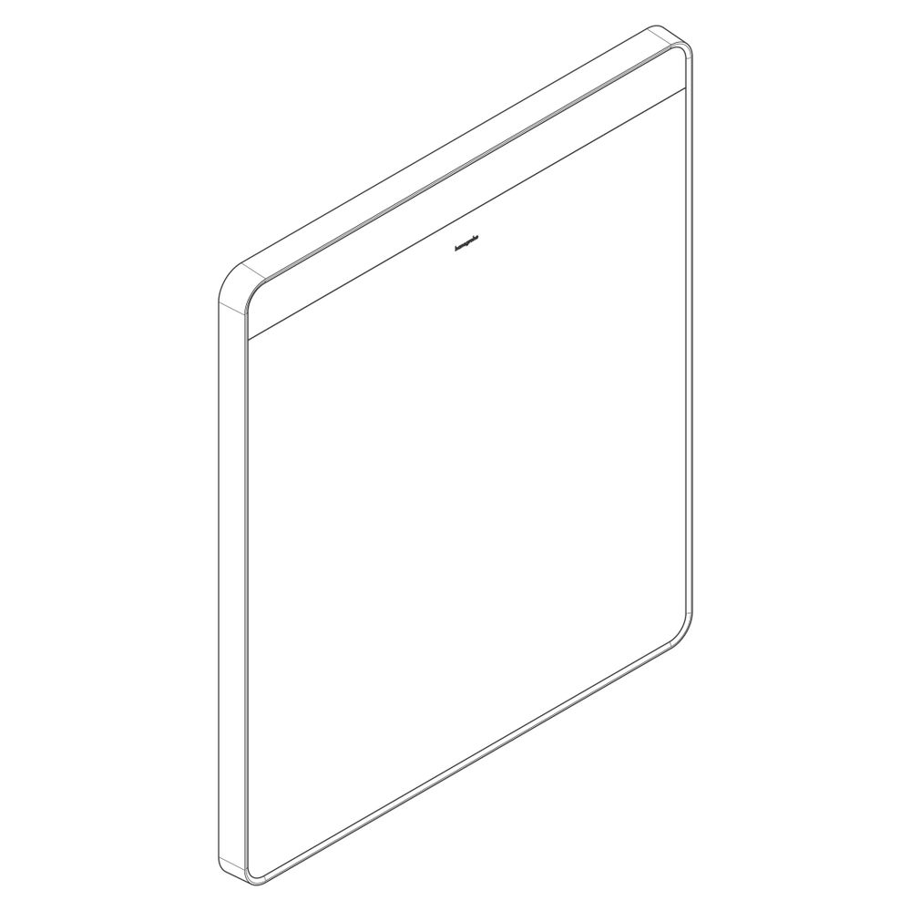 Hansgrohe Xarita Lite Q Spiegel, horizontaler LED-Beleuchtung 600x30mm, für Wandsch... HANSGROHE-54957670 4059625535592 (Abb. 4)
