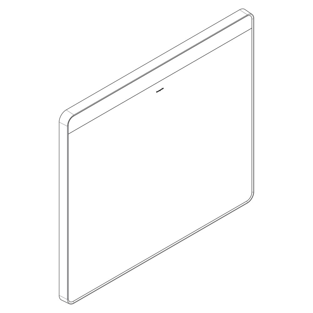 Hansgrohe Xarita Lite Q Spiegel, horizontaler LED-Beleuchtung 800x30mm, für Wandsch... HANSGROHE-54958670 4059625535615 (Abb. 3)
