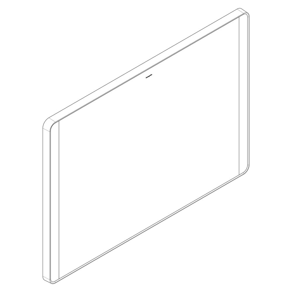 Hansgrohe Xarita Lite Q Spiegel, seitlicher LED-Beleuchtung 1000x30mm, für Wandscha... HANSGROHE-54964670 4059625535738 (Abb. 4)
