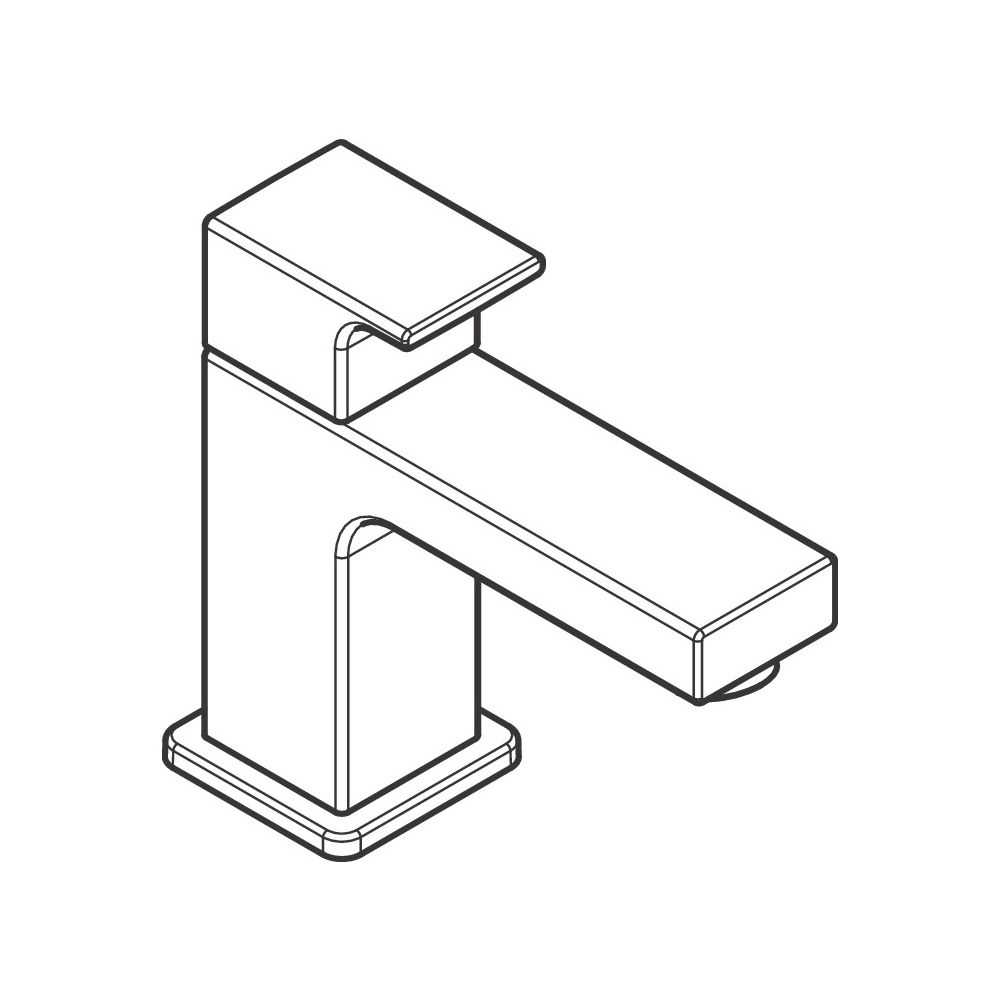 hansgrohe Vernis Shape Standventil 70mm, Chrom mit Hebelgriff für Kaltwasser oder v... HANSGROHE-71592000 4059625325568 (Abb. 4)