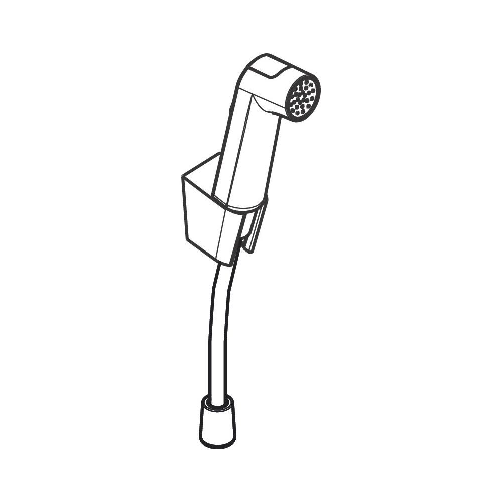 Hansgrohe Bidette Handbrause 1jet S EcoSmart 6,2l/min, Porter S Brausehalter, Braus... HANSGROHE-29238990 4059625554289 (Abb. 3)
