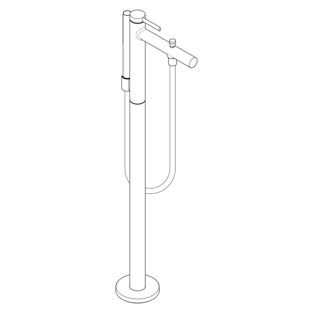 Hansgrohe Zesis S Wannenmischer bodenstehend Einhebel, 2 Verbraucher, Chrom... HANSGROHE-74445000 4059625557808 (Abb. 4)