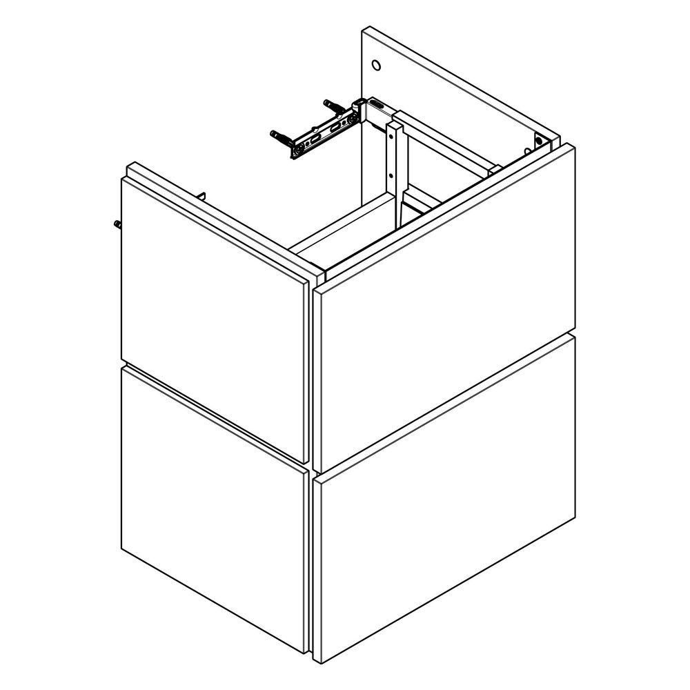 Hansgrohe Xilesa E Waschtischunterschrank 480x380mm, 2 SK für Handwaschbecken, Schi... HANSGROHE-54248760 4059625546338 (Abb. 3)