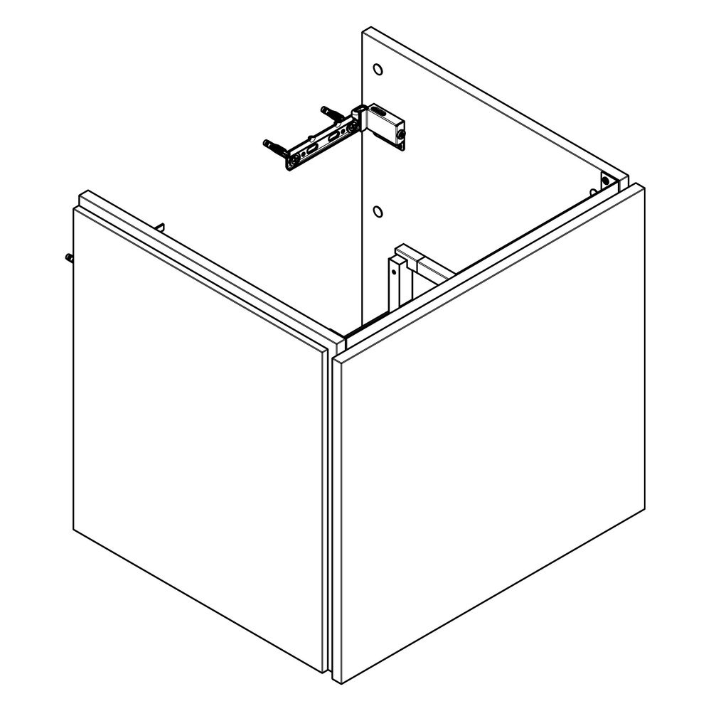 Hansgrohe Xilesa E Waschtischunterschrank 530x470mm, 1 Schubkasten für Waschtisch, ... HANSGROHE-54251700 4059625546222 (Abb. 3)