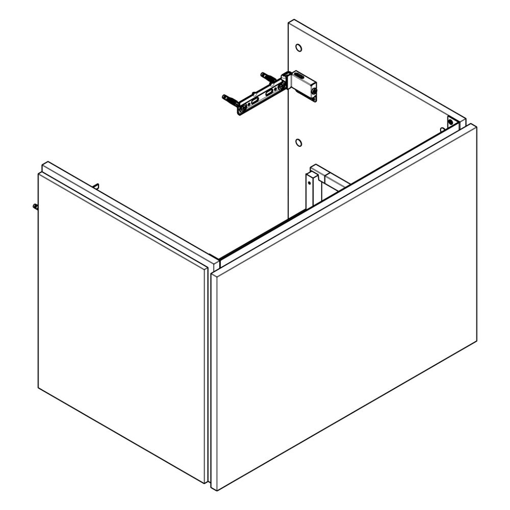 Hansgrohe Xilesa E Waschtischunterschrank 680x470mm, 1 Schubkasten für Waschtisch, ... HANSGROHE-54257700 4059625546383 (Abb. 3)