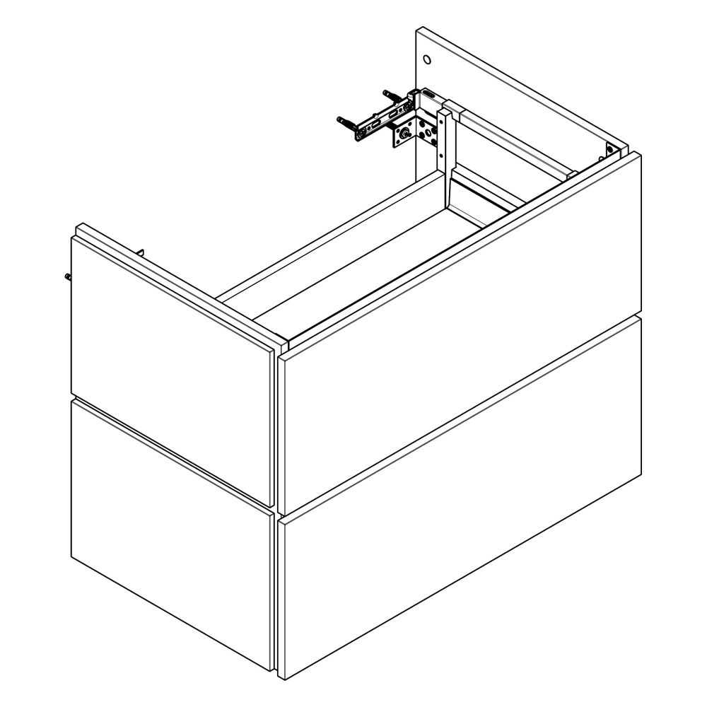 Hansgrohe Xilesa E Waschtischunterschrank 780x470mm, 2 SK für Waschtisch, Eiche Kas... HANSGROHE-54260550 4059625546673 (Abb. 3)