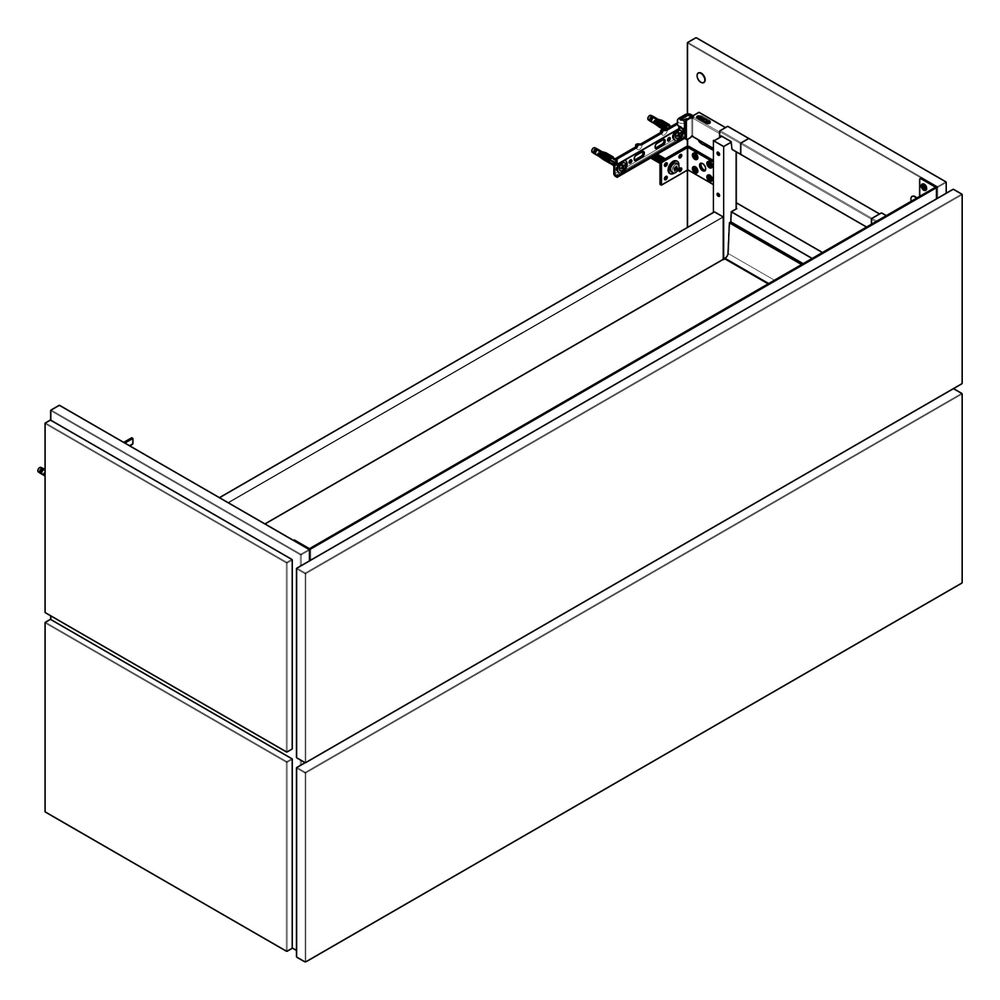 Hansgrohe Xilesa E Waschtischunterschrank 1180x470mm, 2 SK PushOpen für Waschtisch,... HANSGROHE-54298780 4059625556467 (Abb. 3)