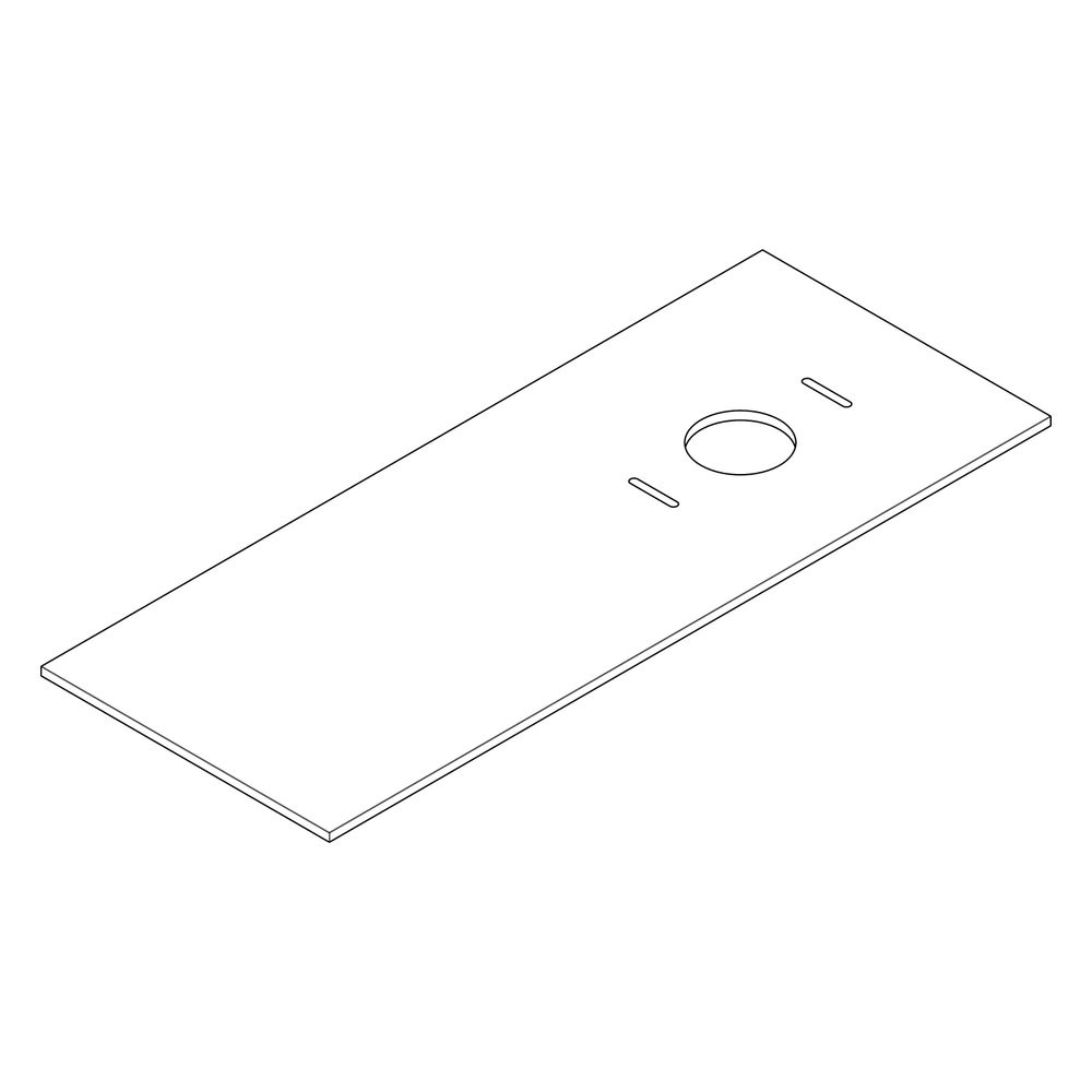 Hansgrohe Xilesa E Konsole 1375x550mm, Ausschnitt rechts für Aufsatzwaschtisch ohne... HANSGROHE-54279760 4059625547465 (Abb. 3)