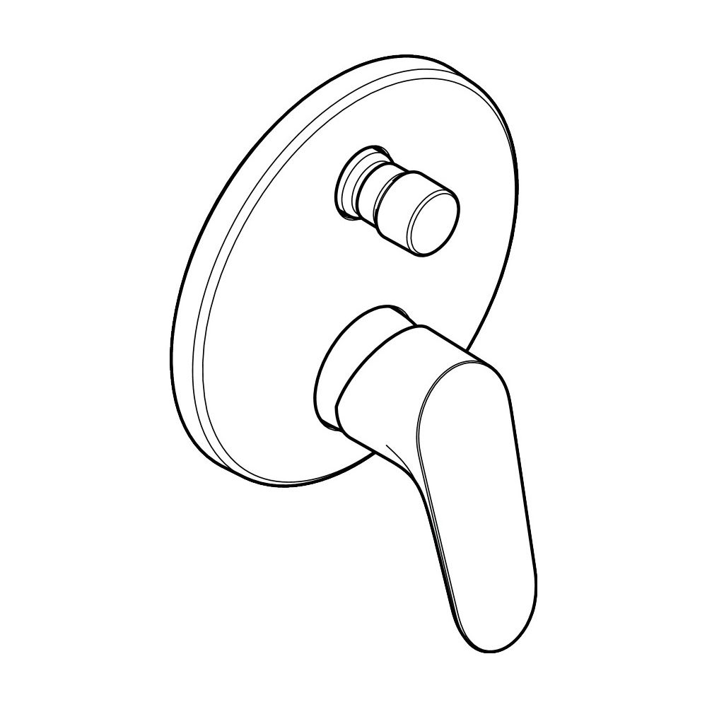 hansgrohe Focus Einhebel-Wannenmischer Unterputz 29l/min für iBox universal, Chrom... HANSGROHE-31945000 4011097602523 (Abb. 4)