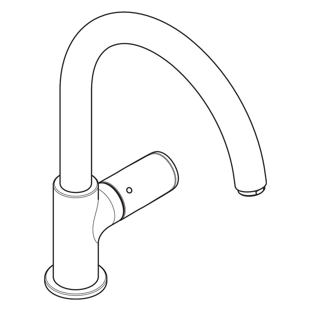 hansgrohe Vernis Blend M35 Einhebel-Küchenmischer 210mm 11,1l/min 1jet, Chrom... HANSGROHE-71870000 4059625321362 (Abb. 6)