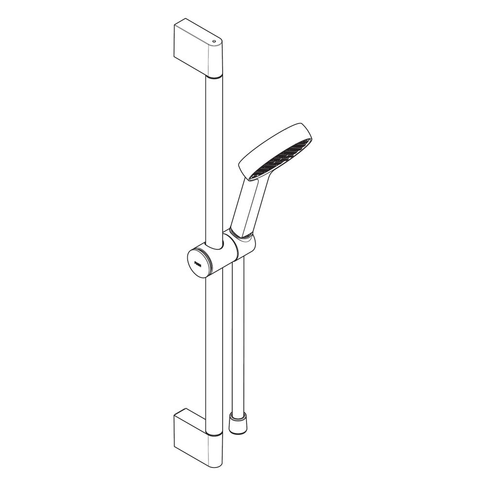 Hansgrohe Activera S Brauseset, EcoSmart, Handbrause, Brausestange 669mm, Chrom... HANSGROHE-28041000 4059625603086 (Abb. 6)