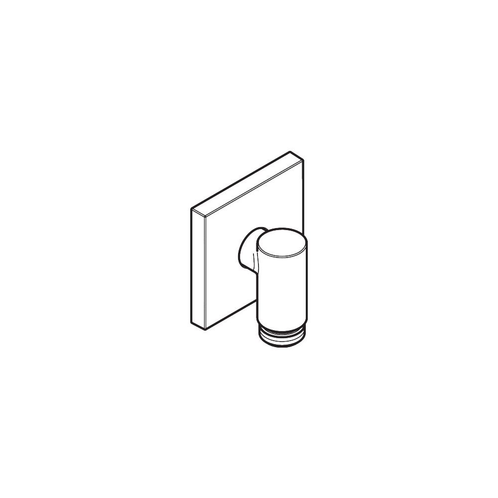 Hansgrohe AXOR Wall outlet Fine Wandanschluss eckig, 25l/min, G 1/2", Brushed Bronz... HANSGROHE-36738140 4059625680766 (Abb. 4)