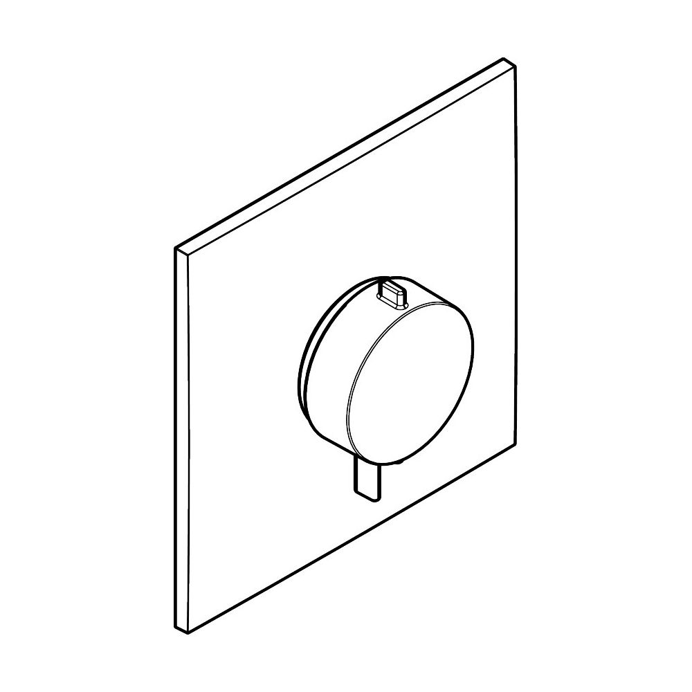 Hansgrohe Ecostat Comfort E Thermostat Unterputz, 25,2l/min, für 1 Verbraucher, Chr... HANSGROHE-33710000 4059625624319 (Abb. 4)