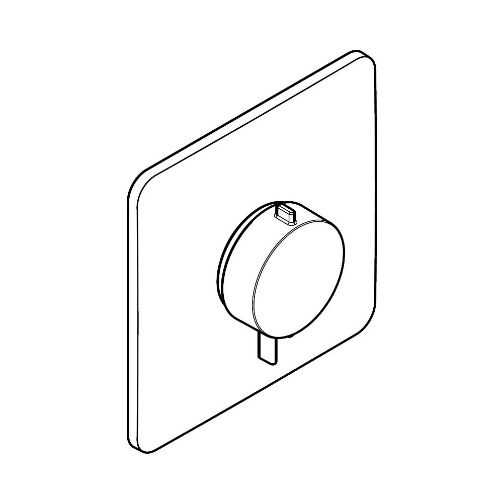 Hansgrohe Ecostat Comfort Q Thermostat Unterputz, 25,2l/min, für 1 Verbraucher, Chr... HANSGROHE-33712000 4059625624142 (Abb. 4)