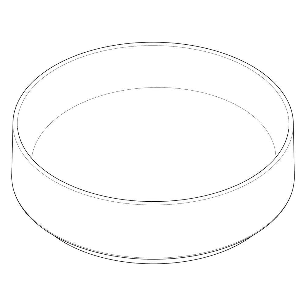 Hansgrohe Aufsatzwaschtisch Xuniva Evo S Aufsatz, 400x400x120mm, ohne Hahnloch und ... HANSGROHE-60323700 4059625618684 (Abb. 3)