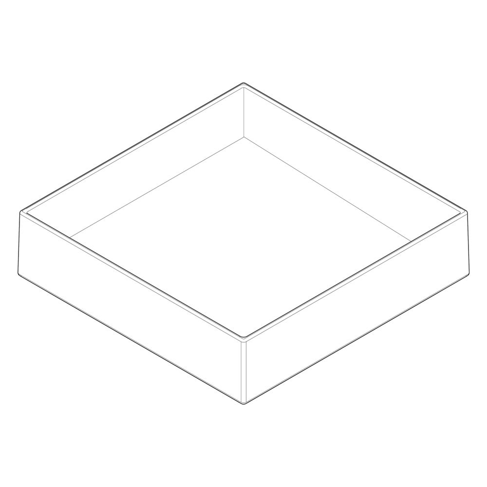 Hansgrohe Xuniva Evo E Aufsatzwaschtisch 400x400x120mm, ohne Hahnloch und Überlauf,... HANSGROHE-60324780 4059625618813 (Abb. 3)