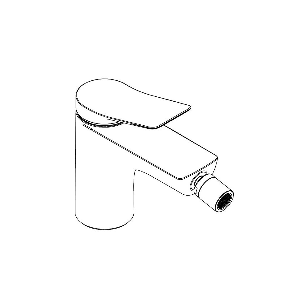 hansgrohe Vivenis Einhebel-Bidetmischer 7,5l/min mit Zugstangen-Garnitur, Mattweiß... HANSGROHE-75200700 4059625335321 (Abb. 4)