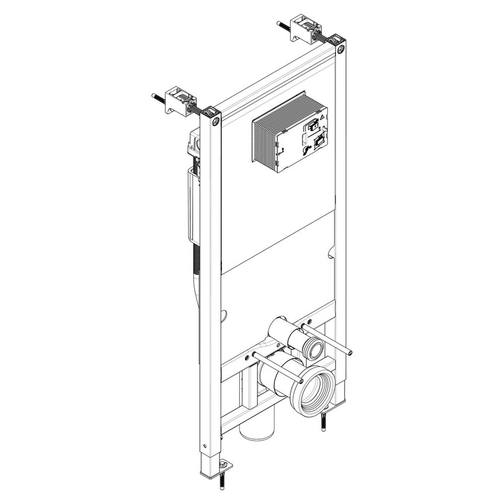 Hansgrohe iFrame universal Unterputzspülkasten 1120 Trocken-, Nassbau für Wand WC... HANSGROHE-01022180 4059625610862 (Abb. 3)
