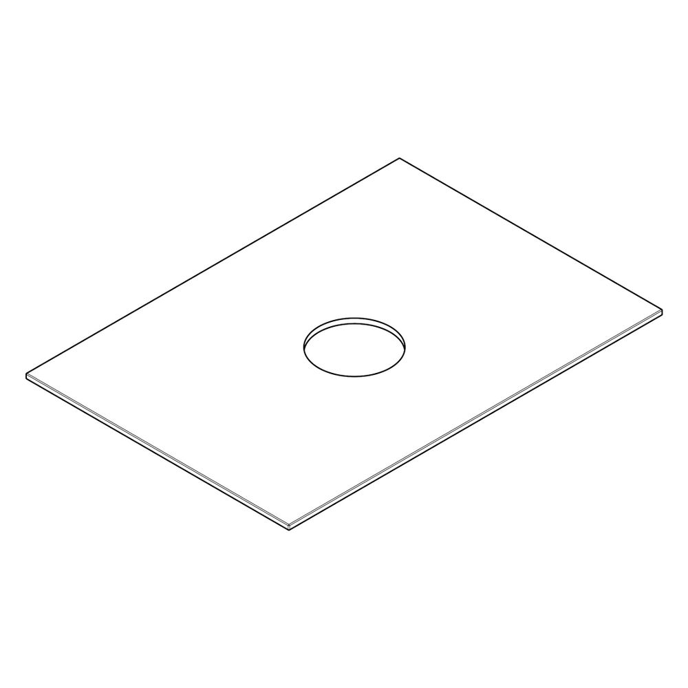 Hansgrohe Xevolos E Konsole 780x550mm, Auschnitt mittig für Aufsatzwaschtisch ohne ... HANSGROHE-54328700 4059625635285 (Abb. 3)