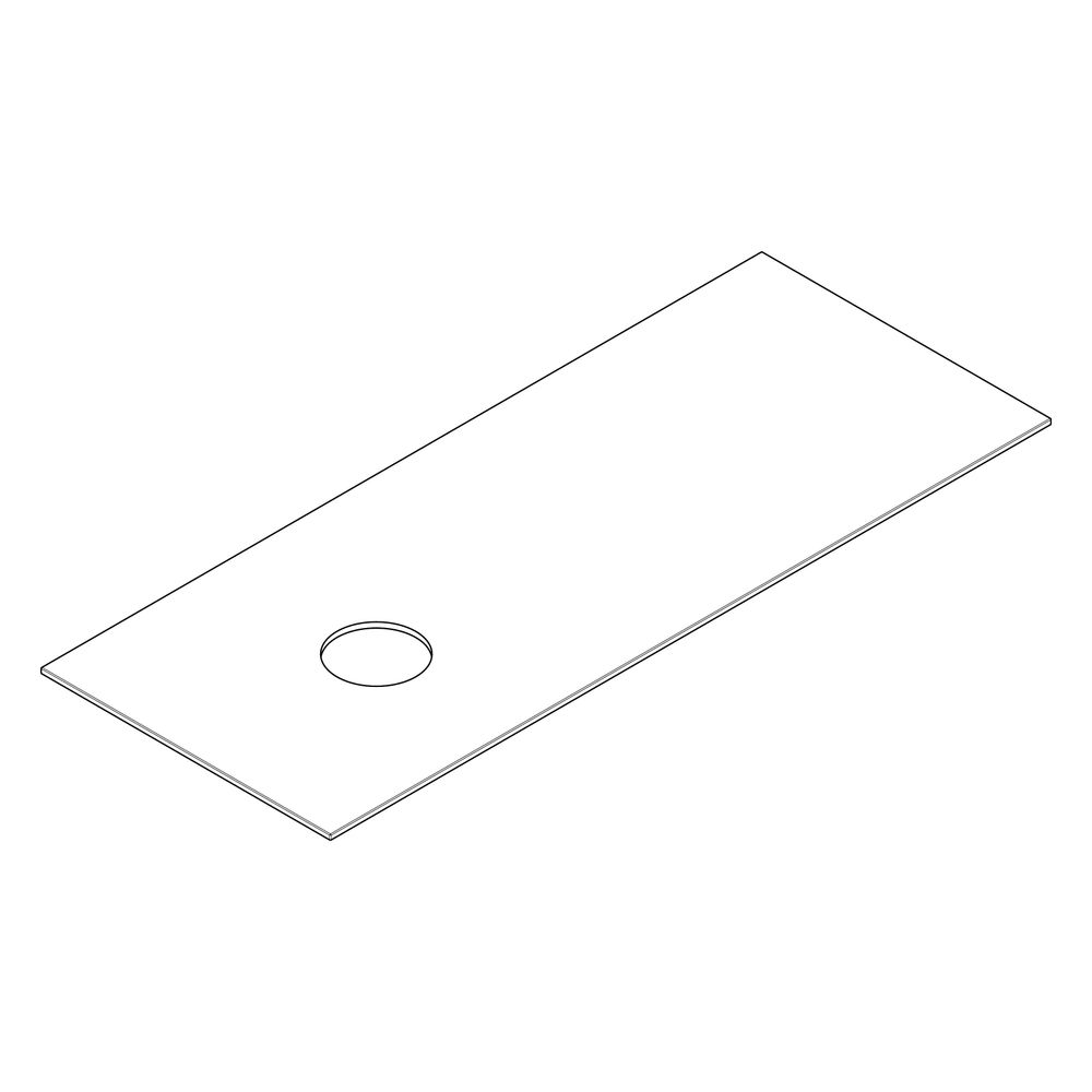 Hansgrohe Xevolos E Konsole 1370x550mm, Ausschnitt links für Aufsatzwaschtisch ohne... HANSGROHE-54333780 4059625635414 (Abb. 3)