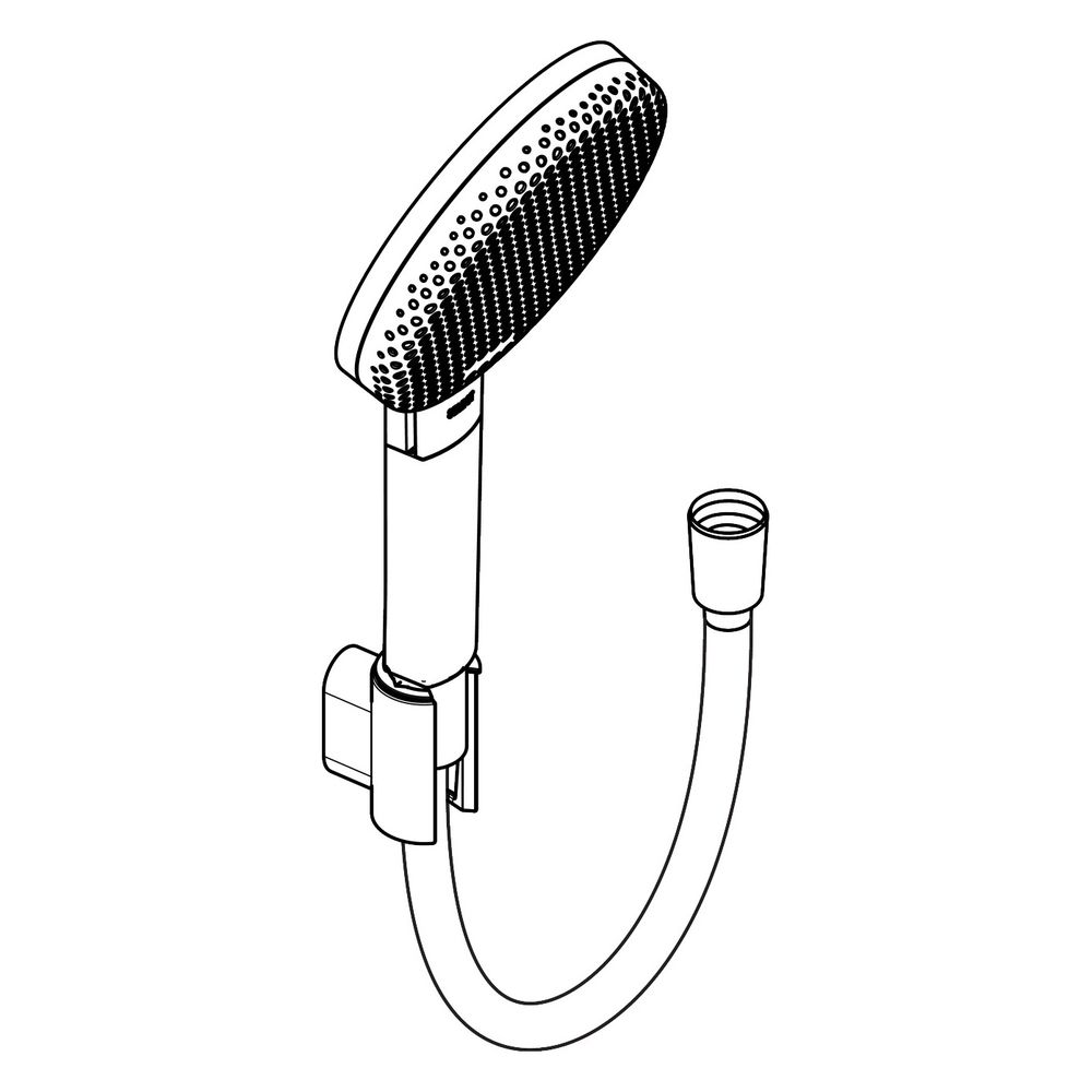 Hansgrohe Raindance Alive Select S Brausehalterset 125mm, 7,1l/min, 3jet EcoSmart, ... HANSGROHE-24611000 4059625569146 (Abb. 4)