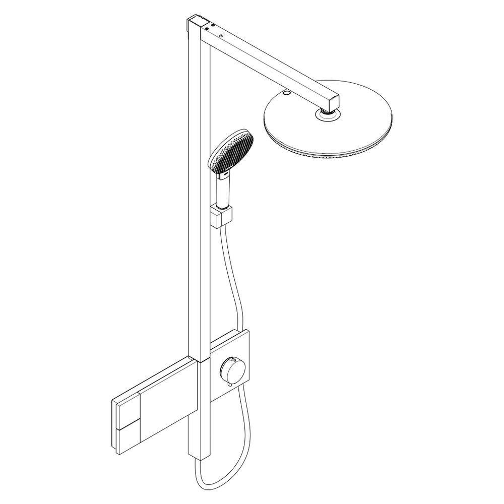 Hansgrohe Raindance Alive S Showerpipe Duschsystem 300mm, 1jet, ShowerSelect Comfor... HANSGROHE-24582000 4059625568453 (Abb. 4)