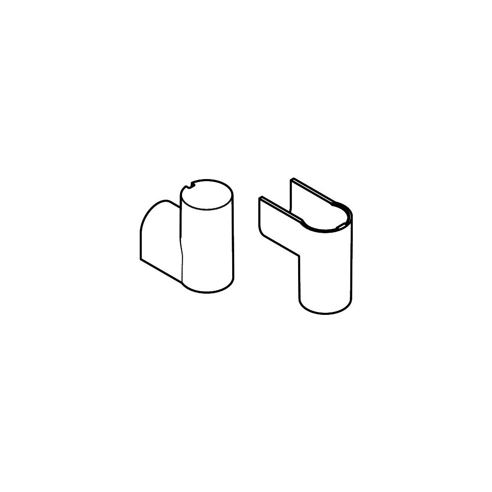 hansgrohe Abdeckungen für Unica D Brausestange, Chrom... HANSGROHE-94055000 4011097259536 (Abb. 2)