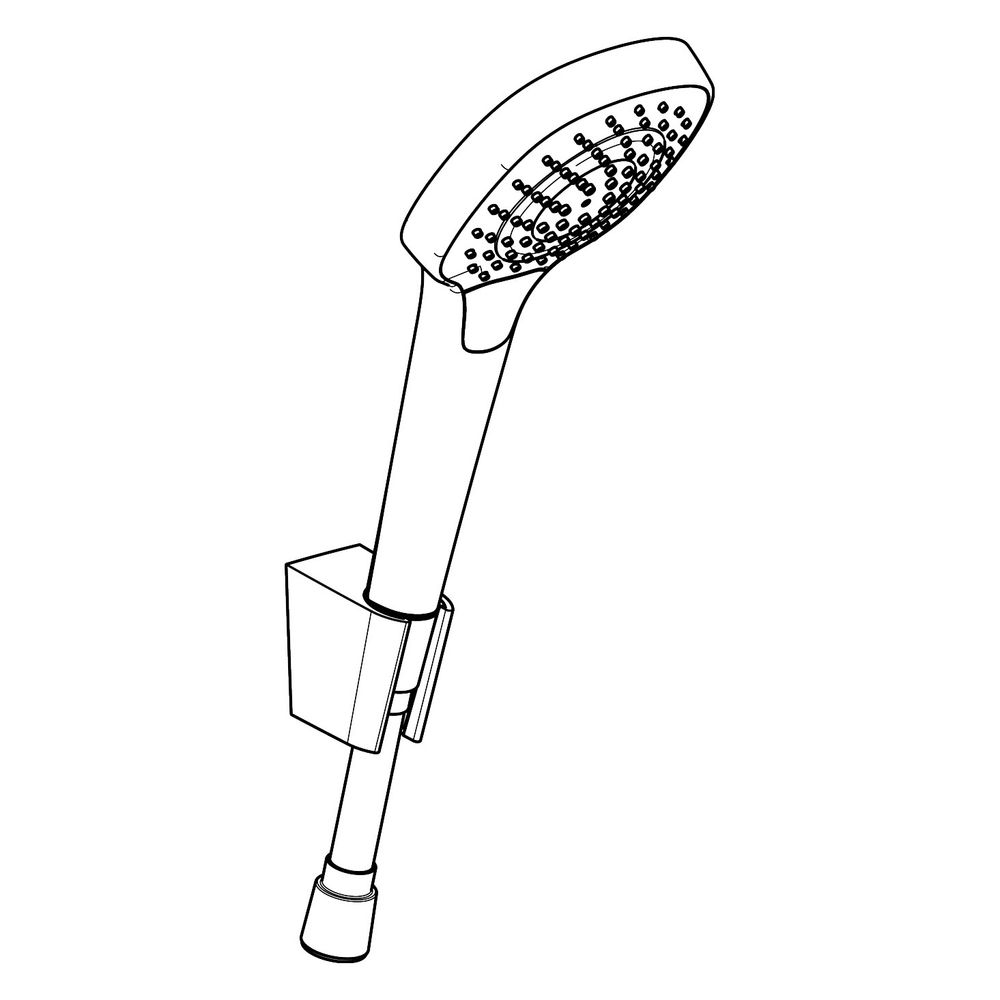 hansgrohe Croma Select E Brausehalterset 110mm Vario/Porter 14,7l/min mit Brausesch... HANSGROHE-26425400 4011097757032 (Abb. 5)