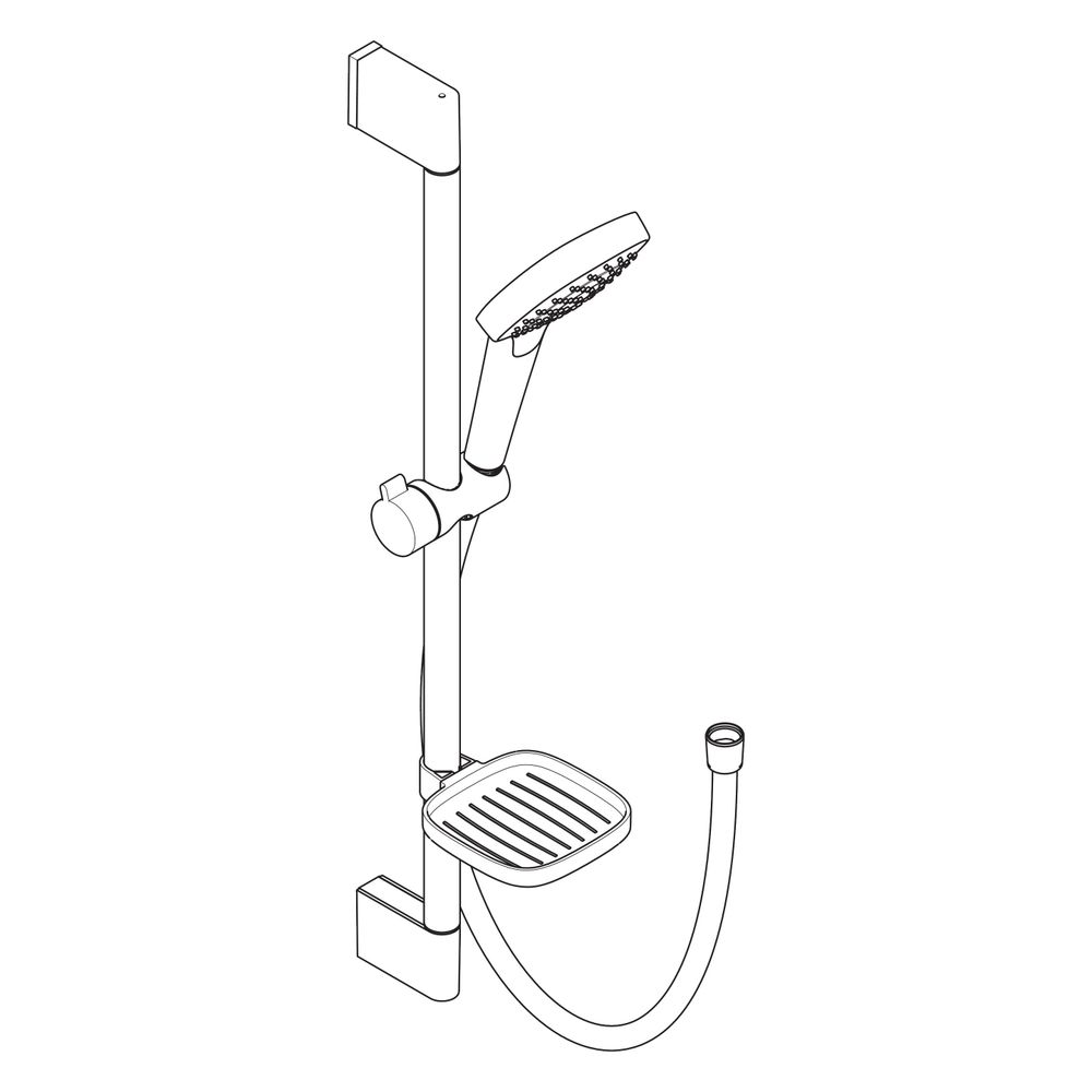 hansgrohe Croma Select E Brauseset 110mm Vario 14,7l/min mit Brausestange 650mm, Se... HANSGROHE-26586400 4011097767055 (Abb. 4)
