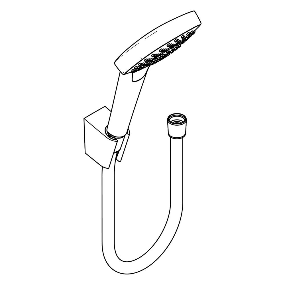 hansgrohe Croma Select E Brausehalterset 110mm 1jet/Porter 16l/min mit Brauseschlau... HANSGROHE-26424400 4011097757049 (Abb. 4)