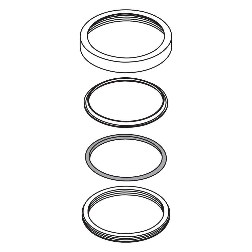 Hansgrohe Rosette für Kopfbrause Rainfinity 3.0, Brushed Black Chrome, 96237000... HANSGROHE-96237000 4011097439891 (Abb. 2)