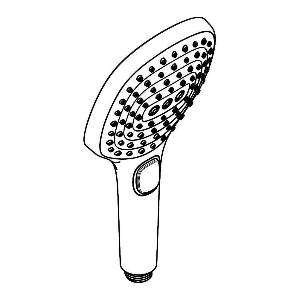 hansgrohe Raindance Select E Handbrause 120mm 3jet 14,4l/min, Chrom... HANSGROHE-26520000 4011097706047 (Abb. 8)