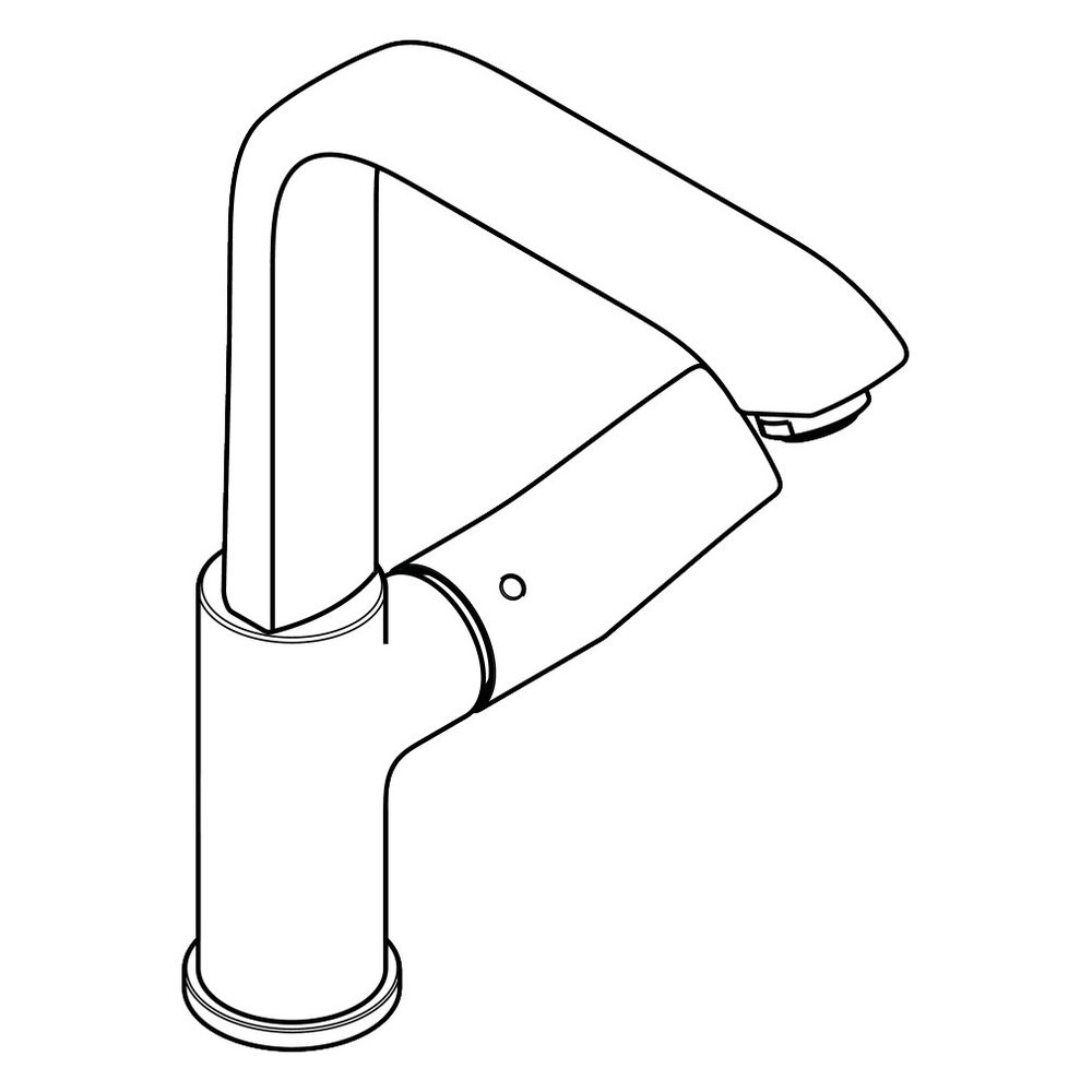 hansgrohe Metris Einhebel-Waschtischmischer 230mm 5l/min ohne Garnitur, Chrom... HANSGROHE-31081000 4011097660974 (Abb. 4)