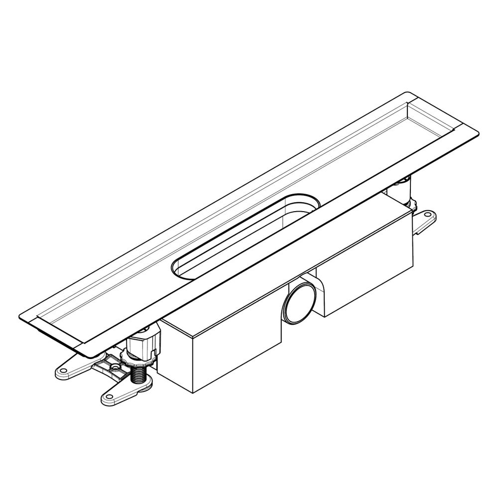 hansgrohe uBox universal Komplettset für Standardinstallation 800mm für Duschrinnen... HANSGROHE-56024180 4059625355442 (Abb. 4)